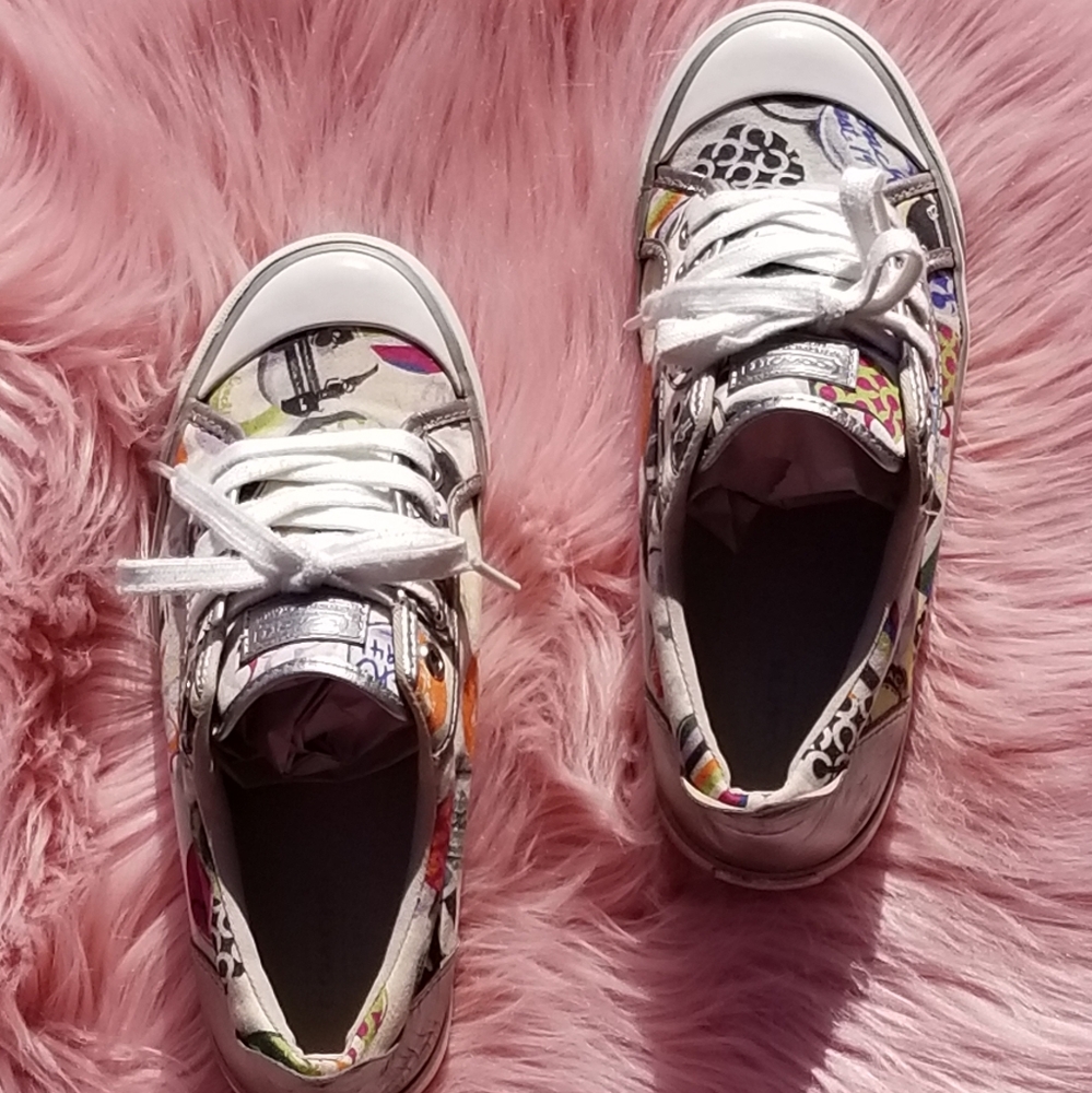 COACH POPPY BARRETT BUBBLE SNEAKERS - Picture 4 of 5